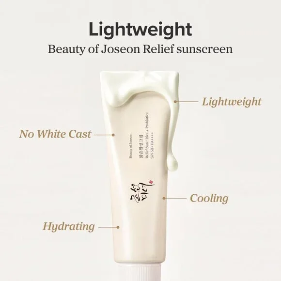 BEAUTY OF JOSEON Relief Sun: Rice + Probiotics SPF 50+ PA+++ - Picture 6 of 7